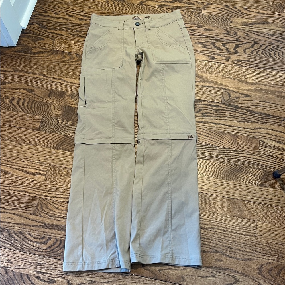 PRANA Zip Convert pants to shorts Sz 0